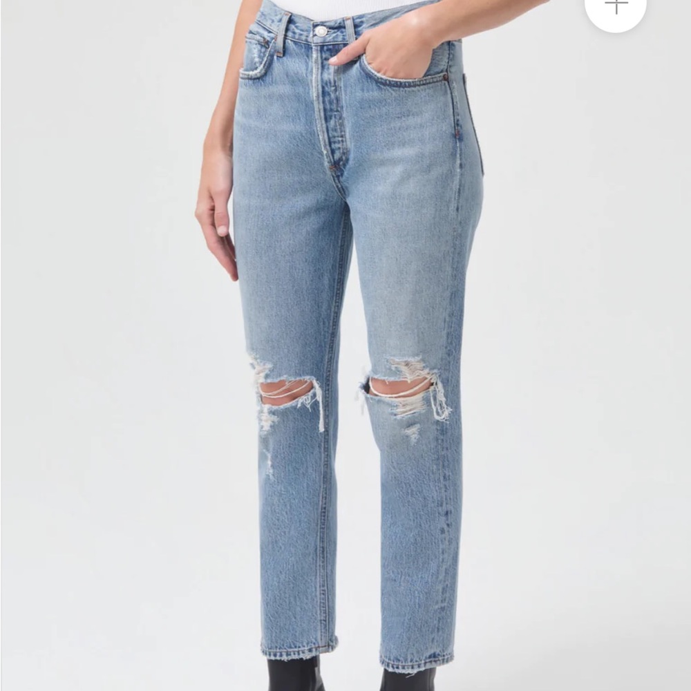Agolde HIGH RISE STRAIGHT CROP Size 27